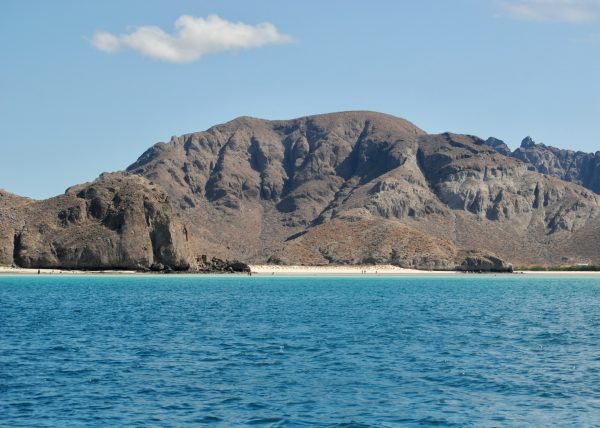 A view of the Baja coastline near La Ventana.