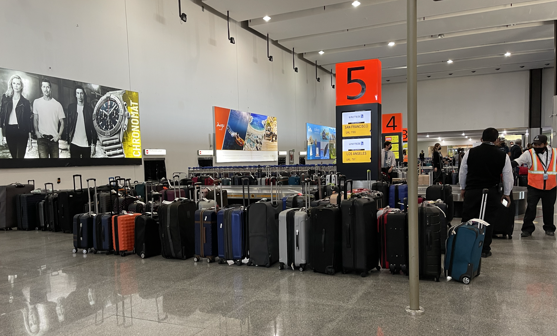 Luggage at Cabo Airport