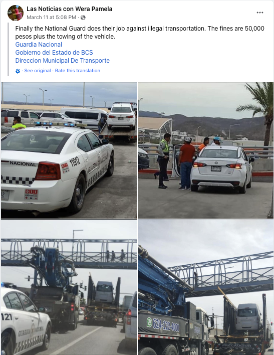 National Guard Fine Uber at SJD Airport 2024 National Guard Fine Uber at SJD Airport 2024