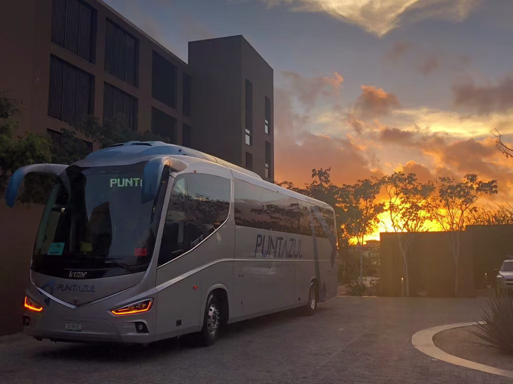 Coach Bus Outside - Los Cabos Coach Bus Outside - Los Cabos