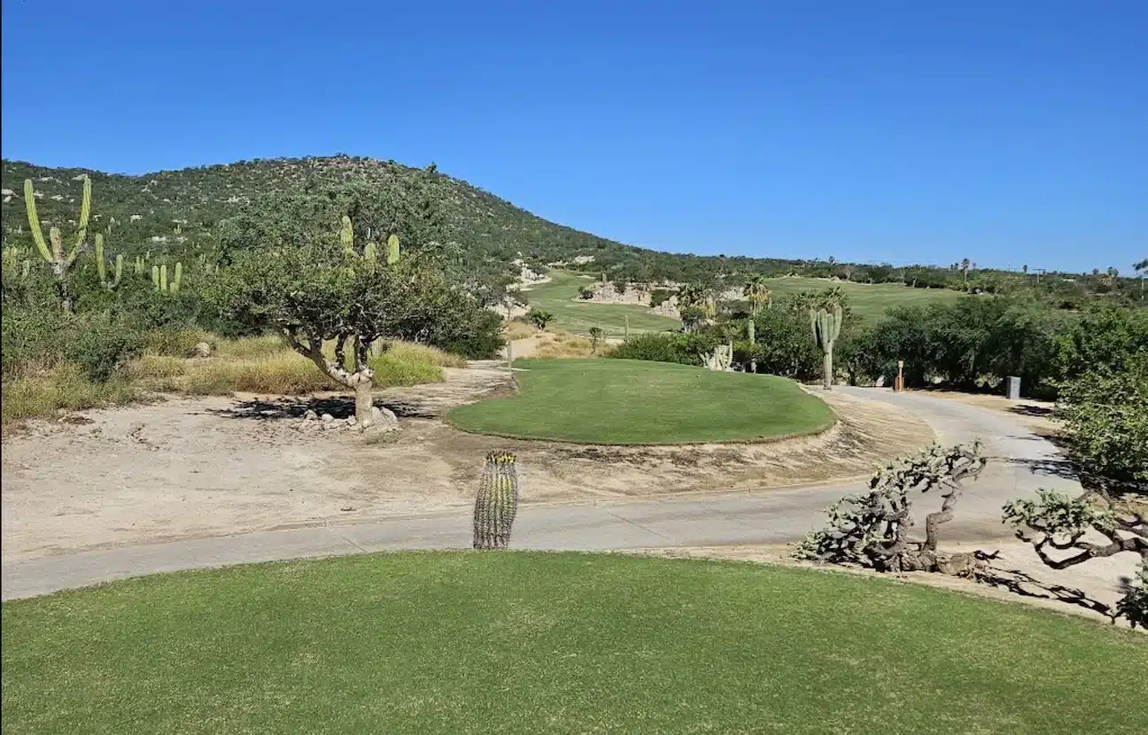 Cabo del Sol Ocean Course on the Los Cabos Tourist Corridor Fairway at the Cabo del Sol Ocean Course overlooking the Sea of Cortez along the Los Cabos Tourist Corridor