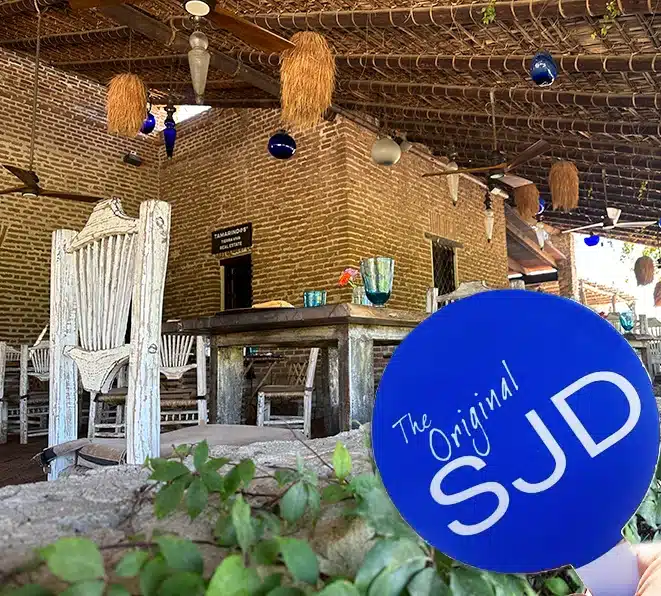 Local cafe in historic San Jose del Cabo Cafe seating in the historic center of San Jose del Cabo