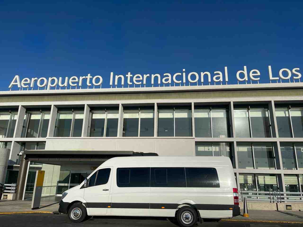 fleet of transportation vehicles lined up - Los Cabos airport taxi