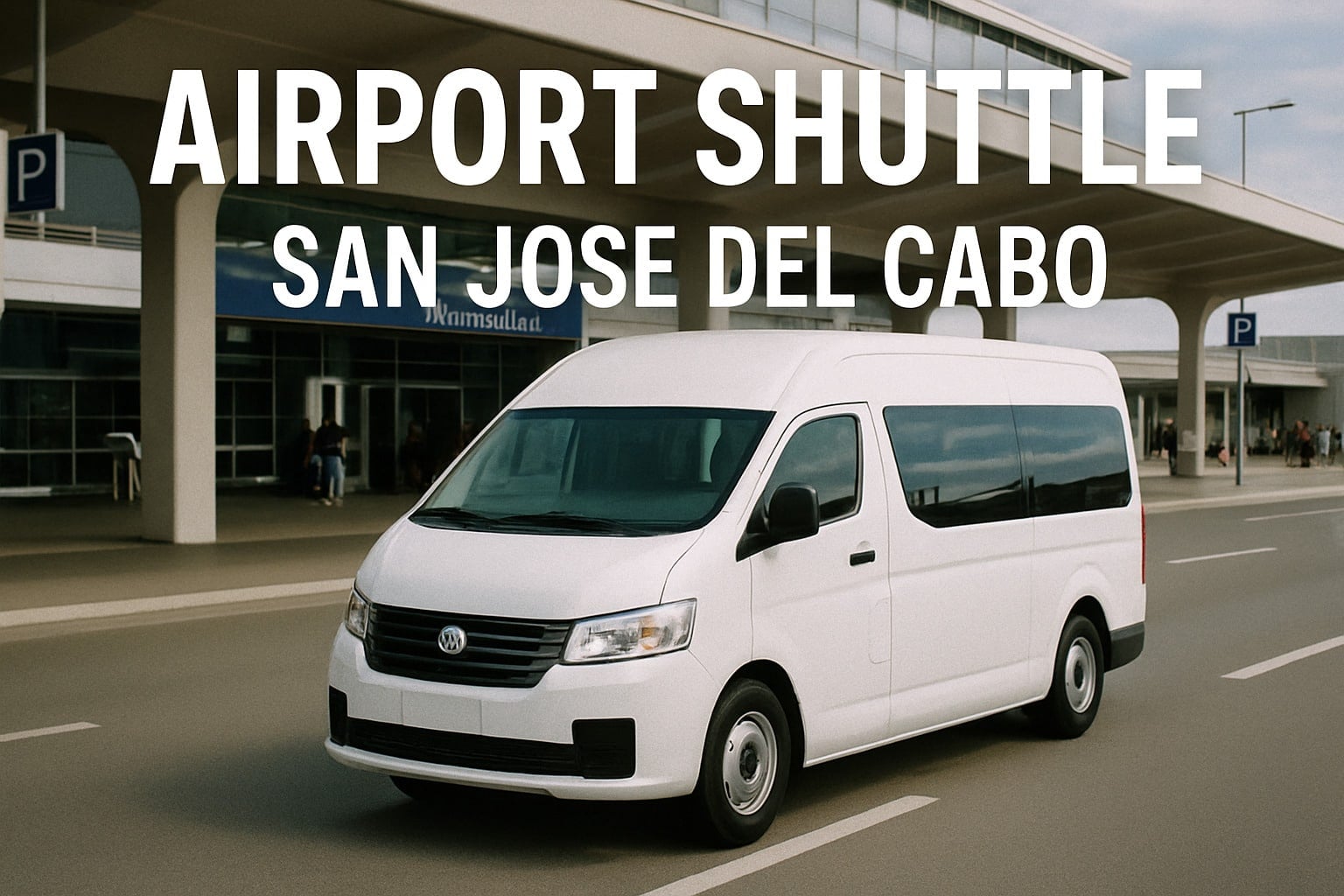 airport shuttle meeting point umbrella - Airport shuttle San Jose del Cabo